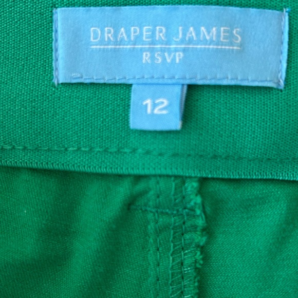 NWOT Draper James Green RSVP Pants Stretchy Waistband - Picture 4 of 5